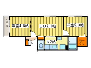 ＺＥＳＴＹ医大前の物件間取画像